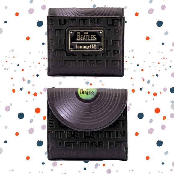 - Loungefly The Beatles “Let it Be” Vinyl Record Mini Backpack and Wallet main image 4